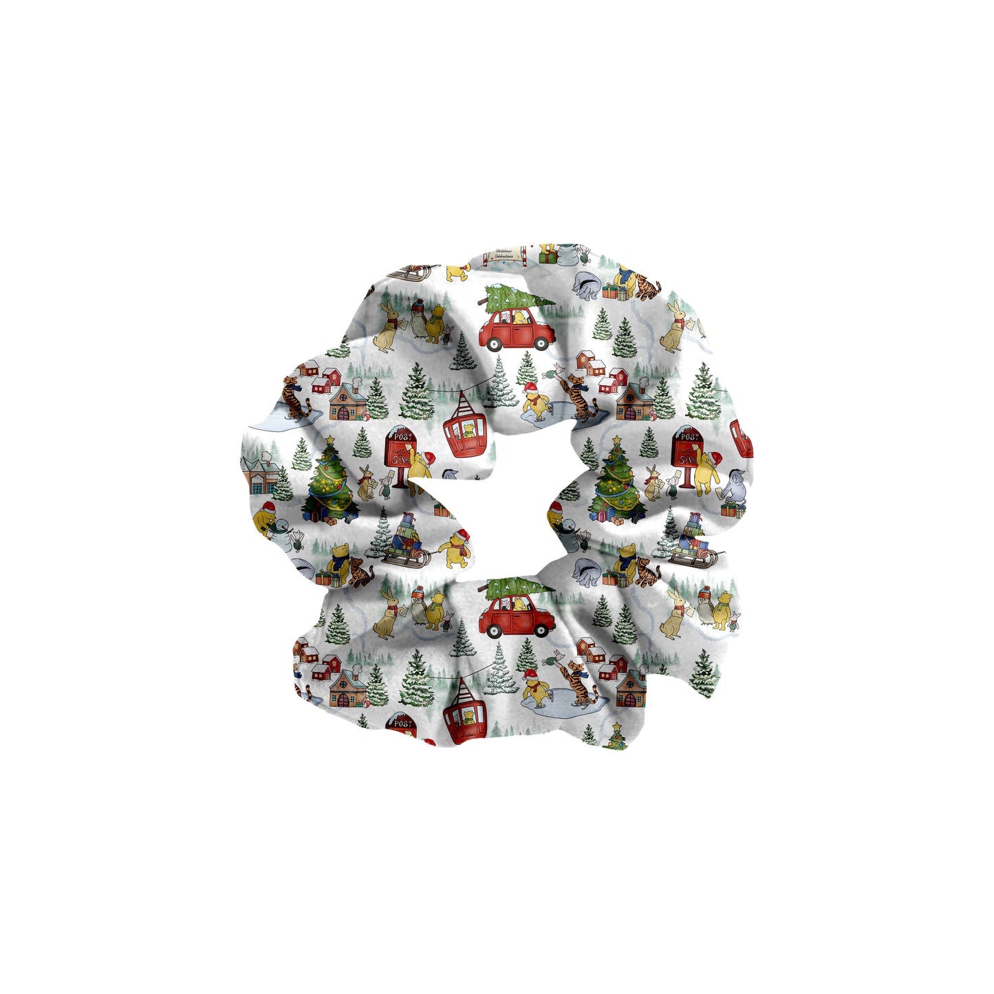 100 Acre Holiday's Bamboo Scrunchie