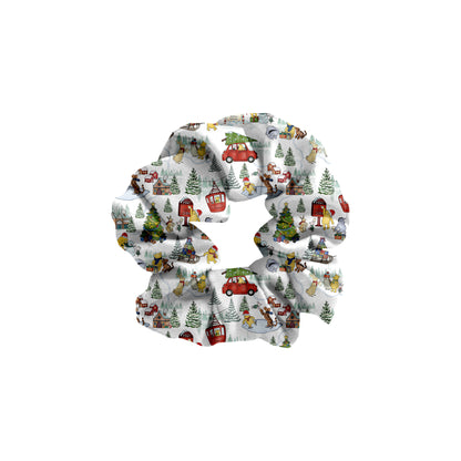 100 Acre Holiday's Bamboo Scrunchie