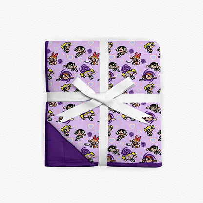 Powerpuff Girls Quilted Bamboo Blanket