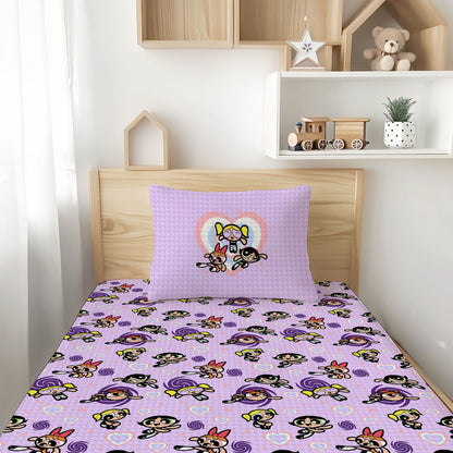 Powerpuff Girls Bamboo Twin Sheet & Pillowcase Set
