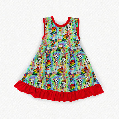 PRIDE Toki Bamboo Tank Ruffle Dress