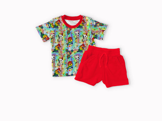 PRIDE Toki Bamboo T-shirt & Shorts Set