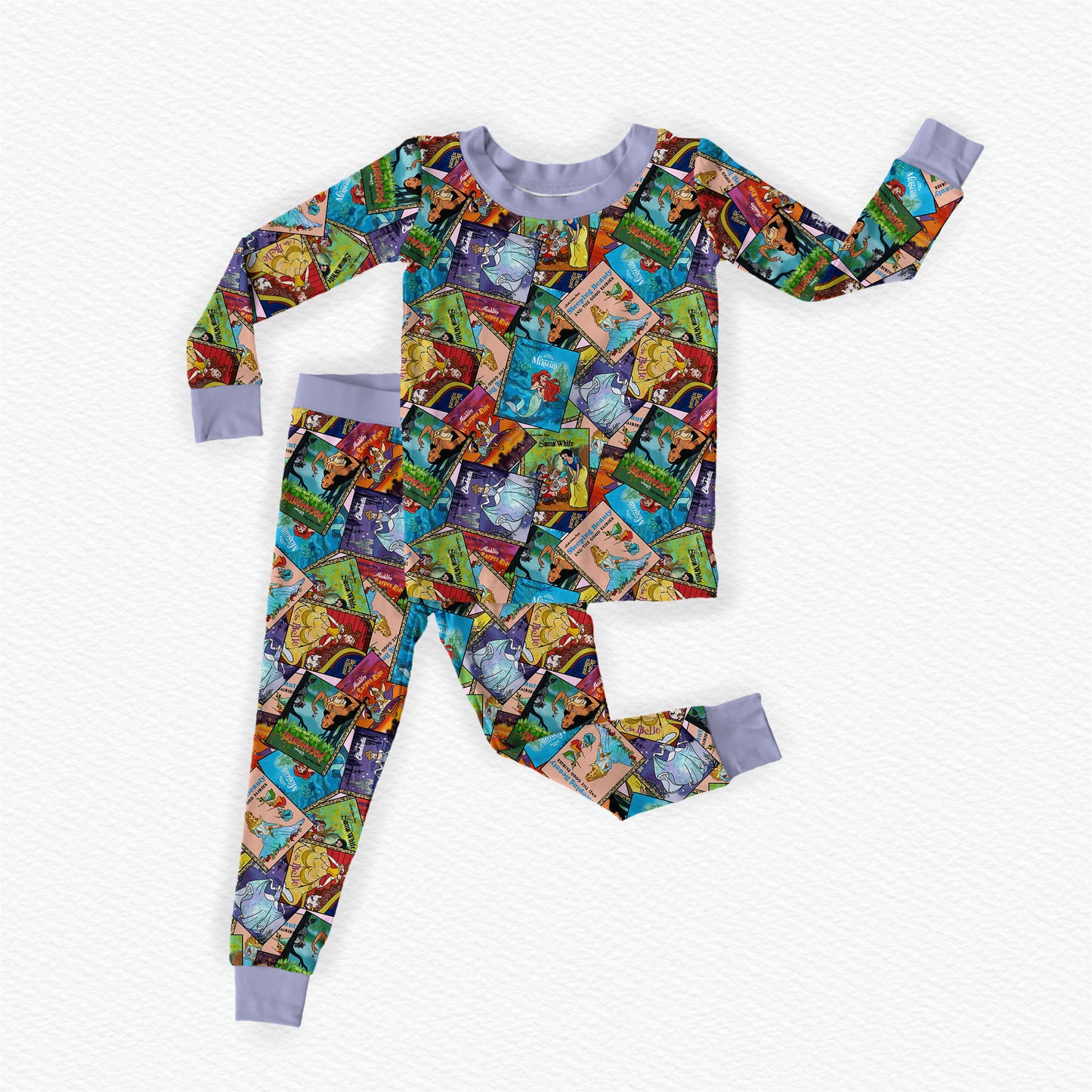 Little Golden Gal Bamboo Long Sleeve Two Piece Pajama Set
