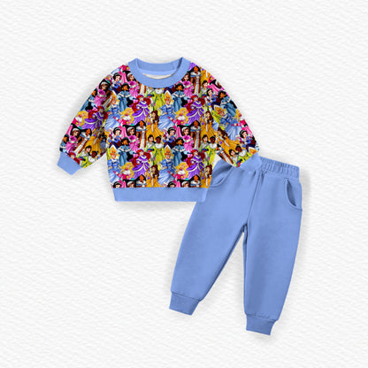 Tinsel & Tiaras Bamboo Crewneck & Jogger Set