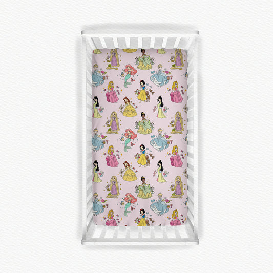 Palace Party Bamboo Crib Sheet