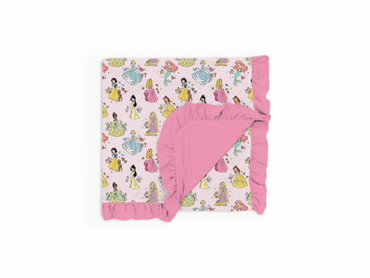 Palace Party Ruffle Bamboo Blanket