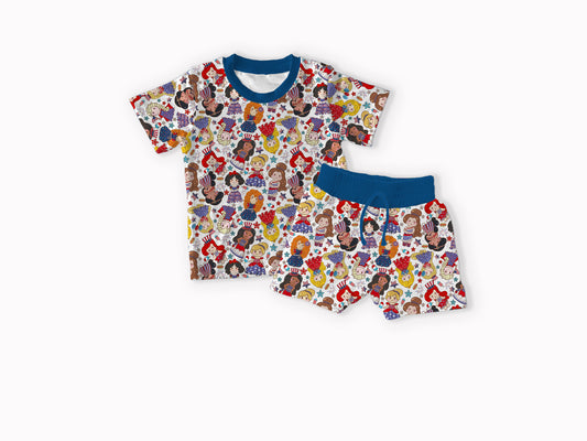 Firework Fairytale Bamboo T-shirt & Shorts Set