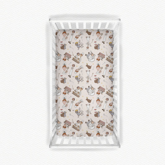 Little Chef Bamboo Crib Sheet