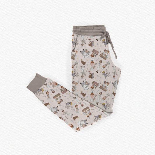 Little Chef Bamboo Jogger Style Pants