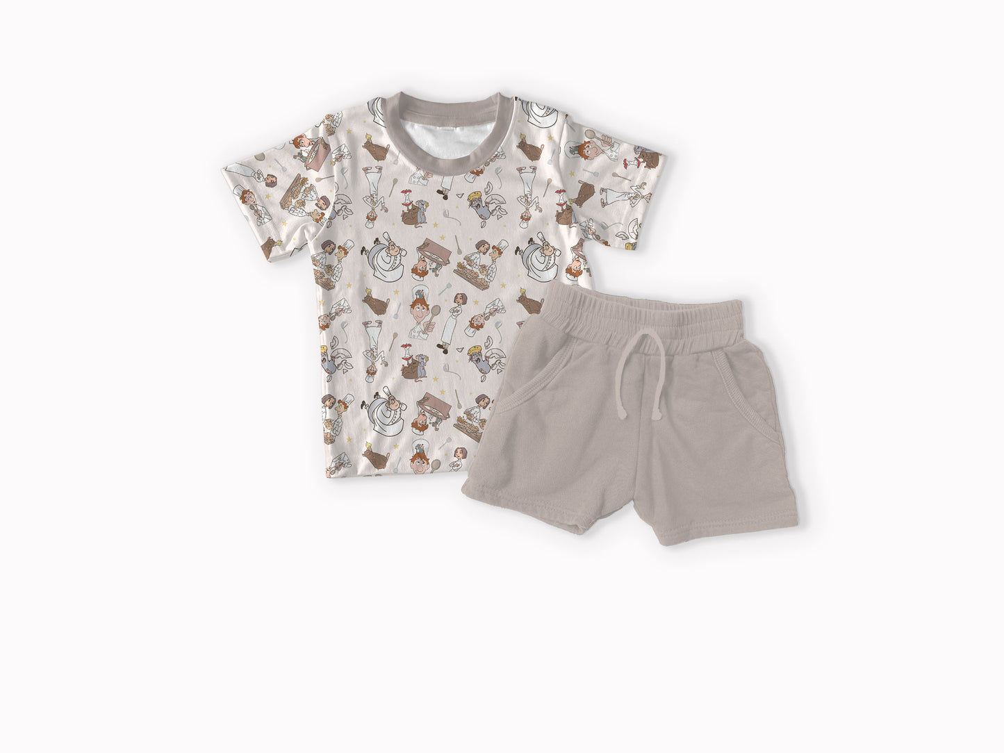 Little Chef Bamboo T-shirt & Shorts Set