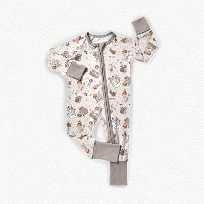 Little Chef Bamboo Zippy Pajamas