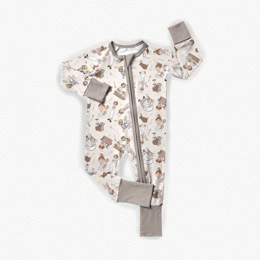 Little Chef Bamboo Zippy Pajamas