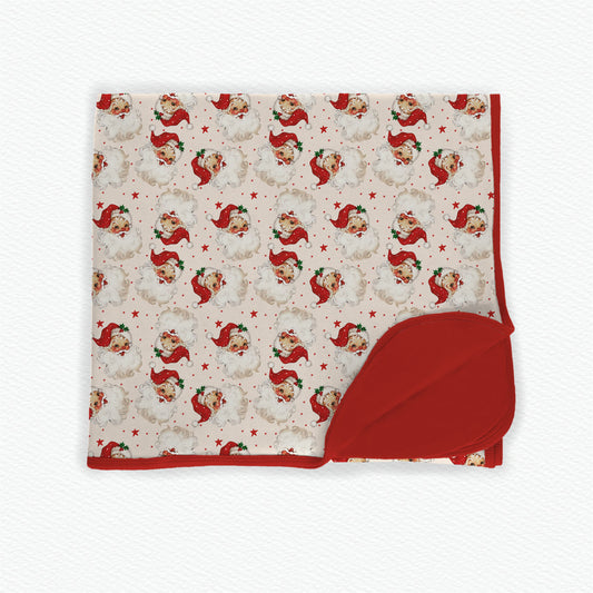 Old Saint Nick Bamboo Blanket