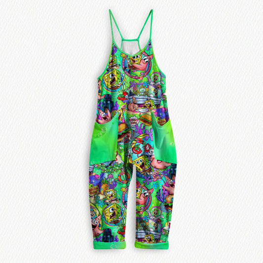 F Is For Friends Bamboo Women's Cozy Tank Romper