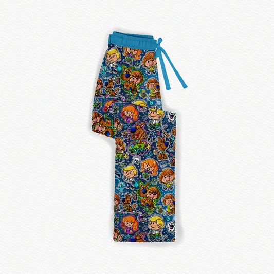 Scooby Toons Bamboo Adult Straight Leg Style Pants