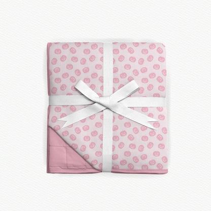 Pretty Little Pumpkins Quilted Bamboo Blanket