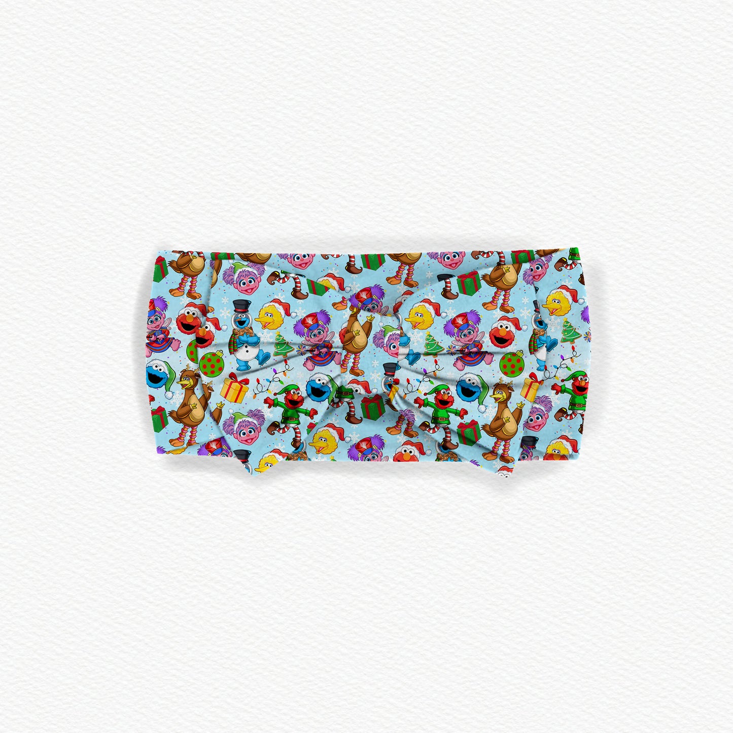 Sesame Street Secret Santa Bamboo Bow Headband