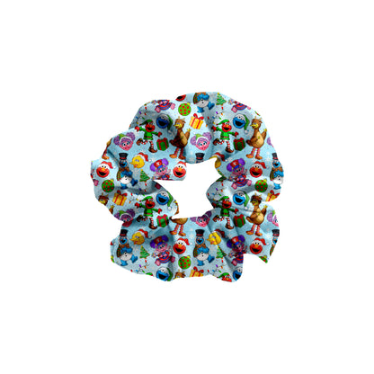 Sesame Street Secret Santa Bamboo Scrunchie