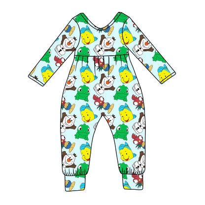 Sidekicks Tiny People Bamboo Long Sleeve Day Romper