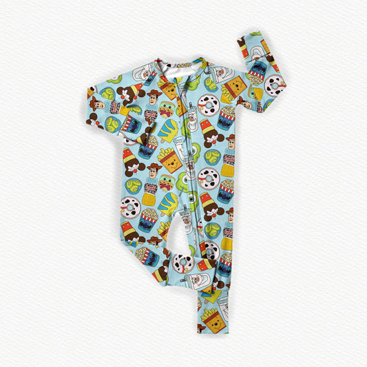 Snack Squad Bamboo Zippy Pajamas
