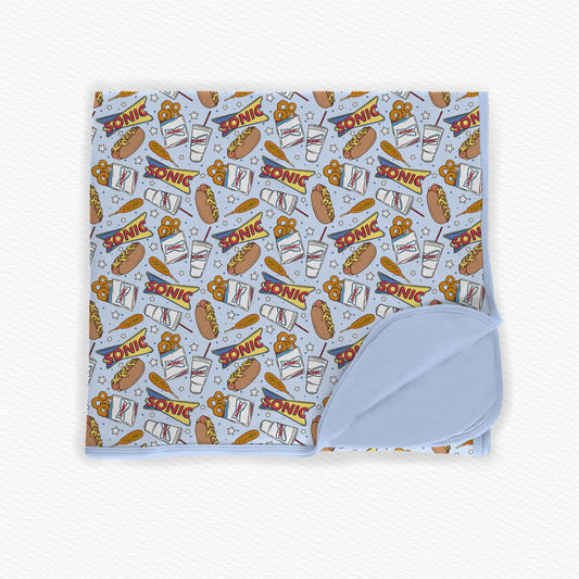 Chili Cheese Double Layer 50x50 Bamboo Blanket