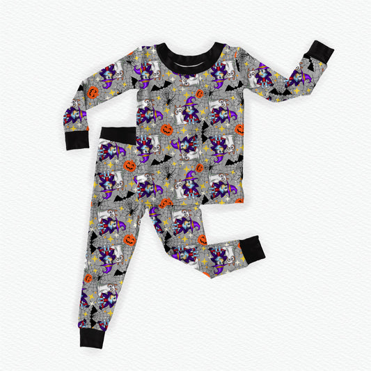 Heelerween Bamboo Long Sleeve Two Piece Pajama Set
