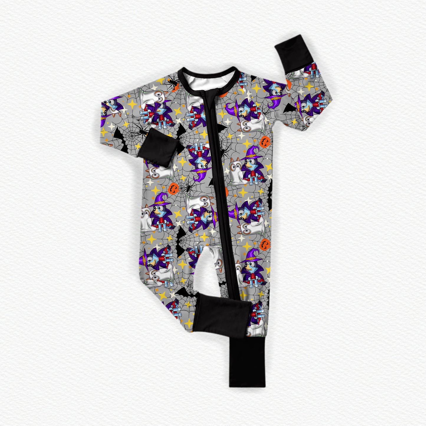 Heelerween Bamboo Zippy Pajamas