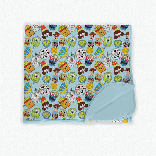 Snack Squad 50x50 Bamboo Blanket