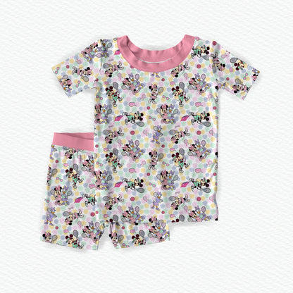 Country Club Cuties Bamboo Short Sleeve & Shorts Two Piece Pajama Set