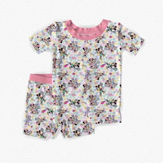 Country Club Cuties Bamboo Short Sleeve & Shorts Two Piece Pajama Set