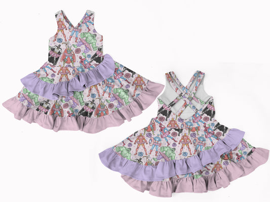 Justice & Pirouette's Bamboo Tiger Lily Dress