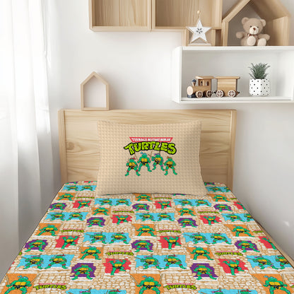 Ninja Turtles Bamboo Twin Sheet & Pillowcase Set