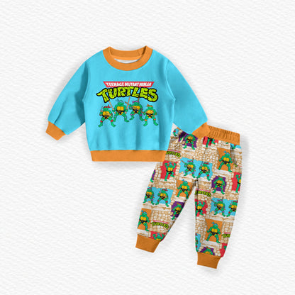 Ninja Turtles Bamboo French Terry Crewneck & Joggers Set