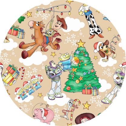 Toys Christmas Bamboo Long Sleeve Two Piece Pajama Set