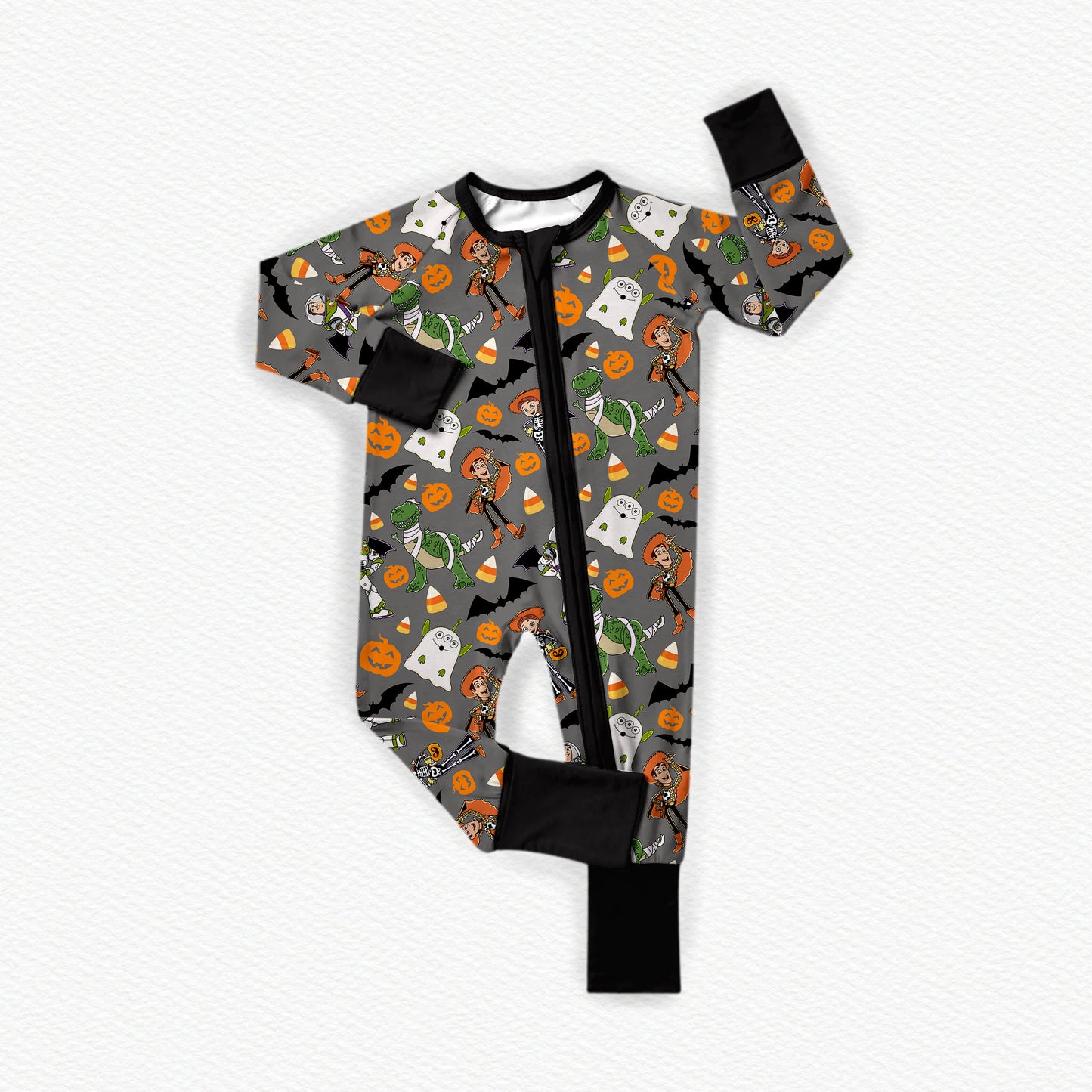 There's A Bat In My Boot! Bamboo Zippy Pajamas