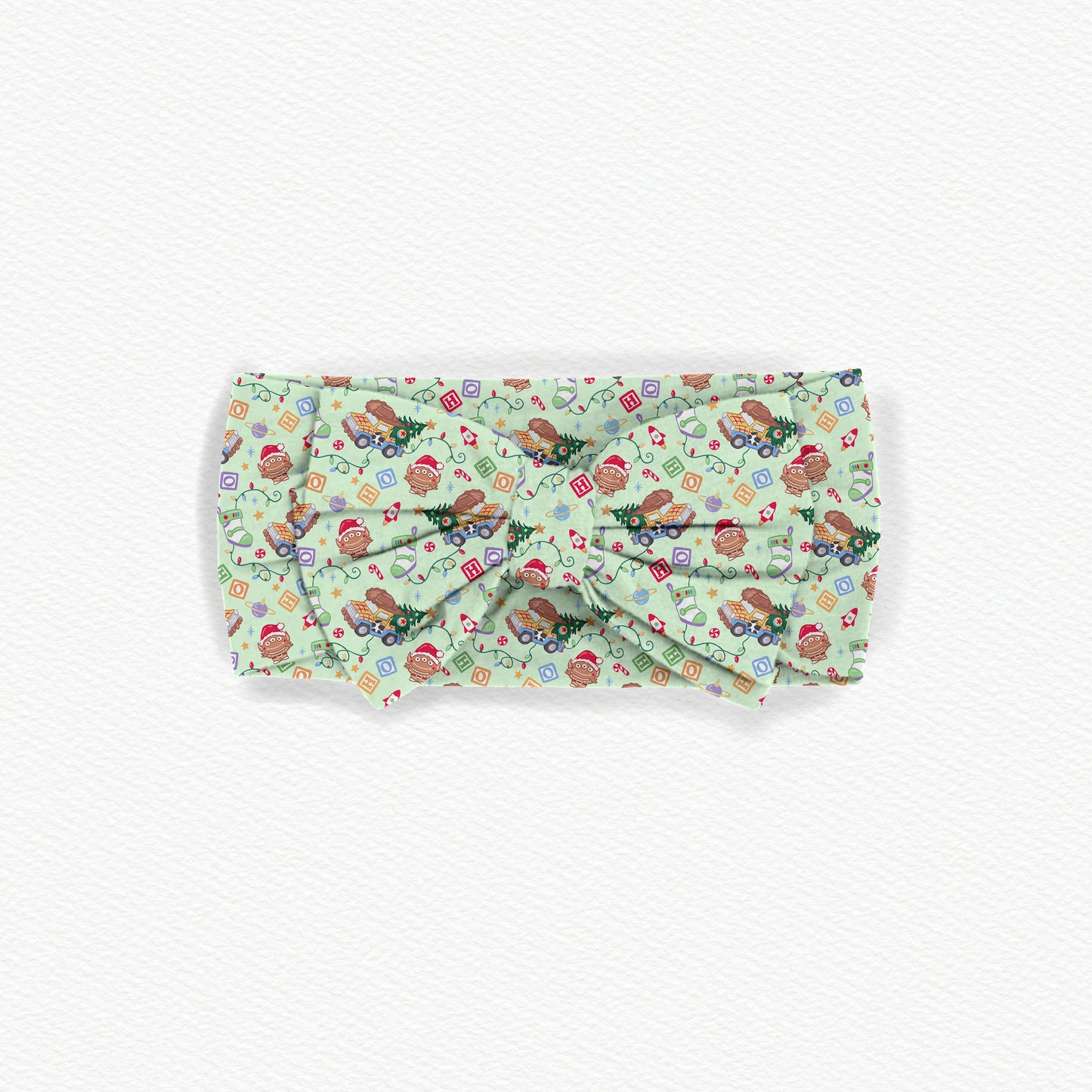 Andy's Christmas Wish Bamboo Bow Headband