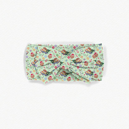Andy's Christmas Wish Bamboo Bow Headband