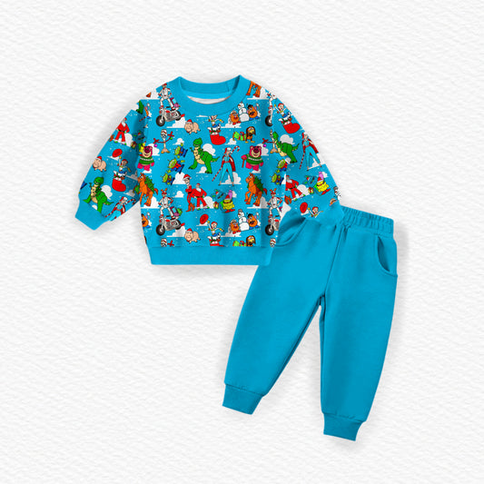 Christmas With Andy Bamboo Crewneck & Jogger Set