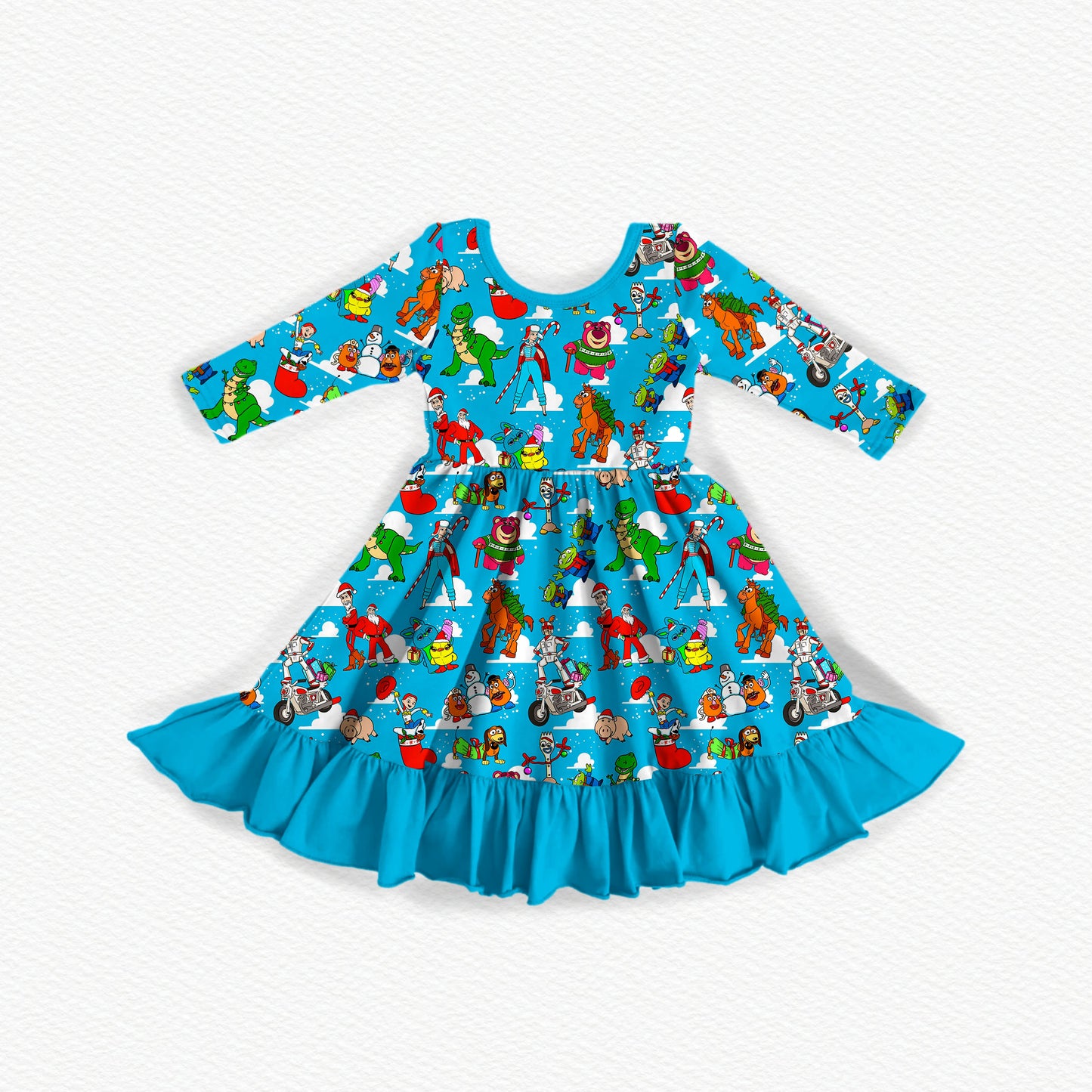 Christmas With Andy Bamboo Long Sleeve Dress