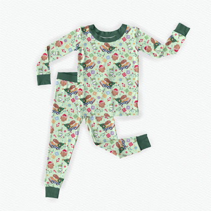 Andy's Christmas Wish Bamboo Long Sleeve Two Piece Pajama Set