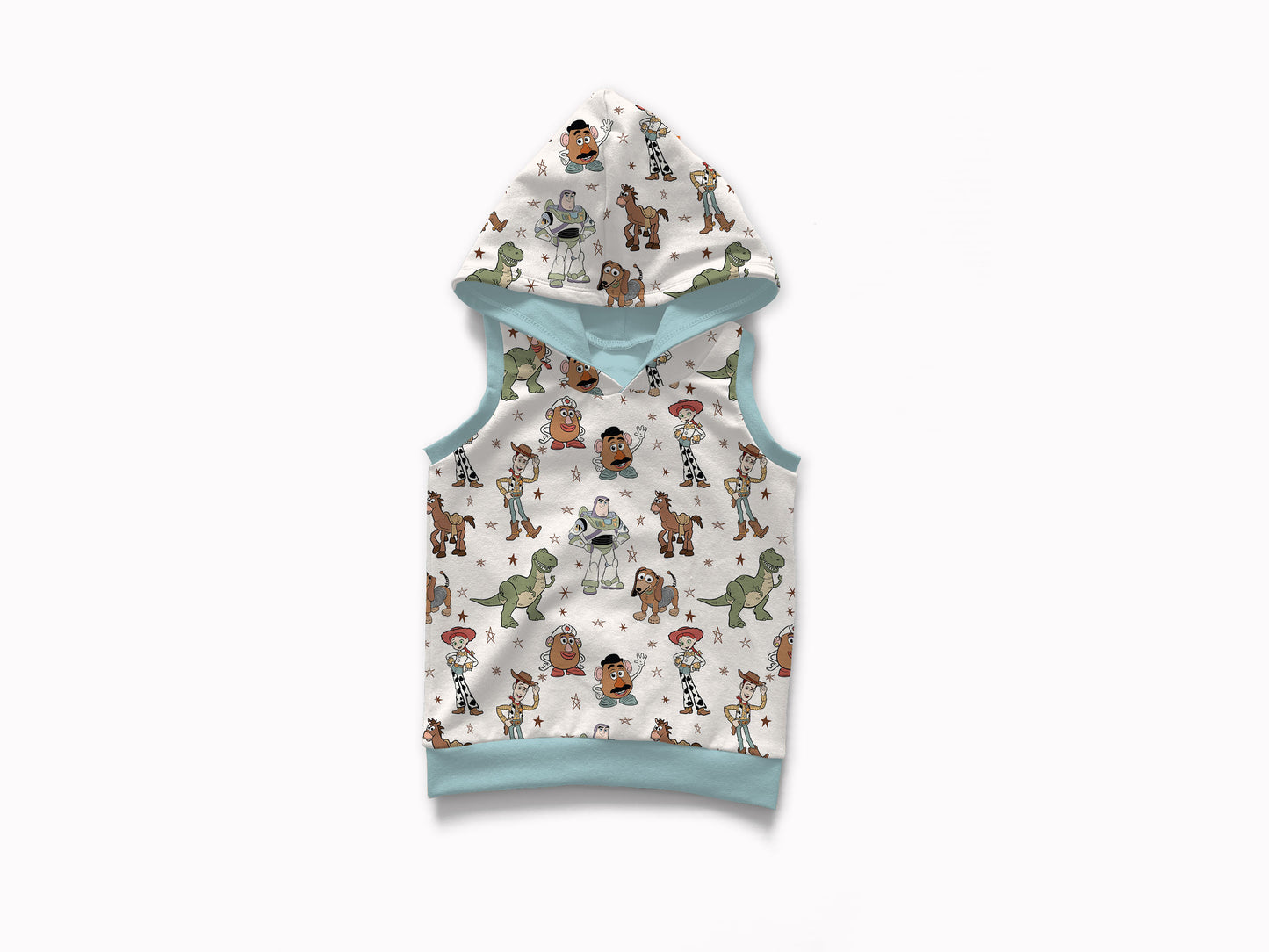 Woody's Roundup! Bamboo Boys French Terry Hooded Tank