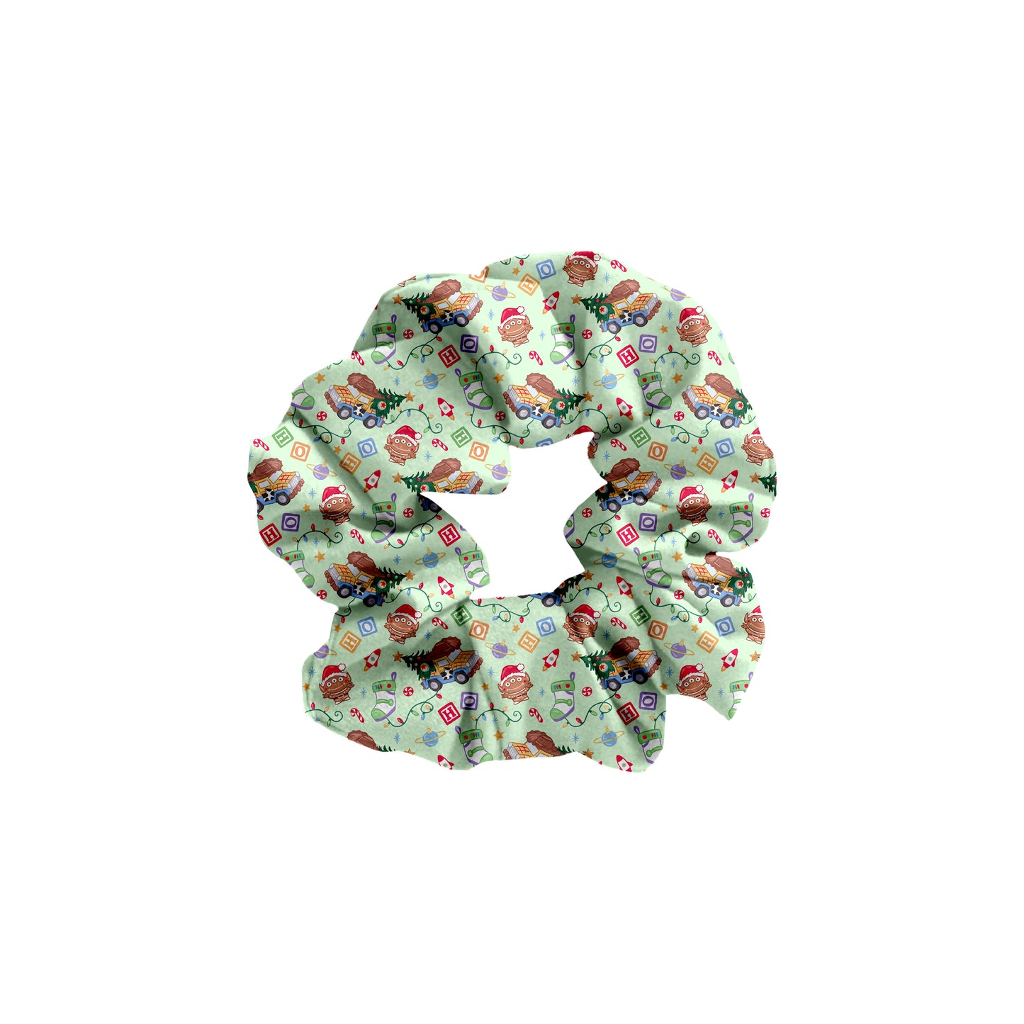 Andy's Christmas Wish Bamboo Scrunchie