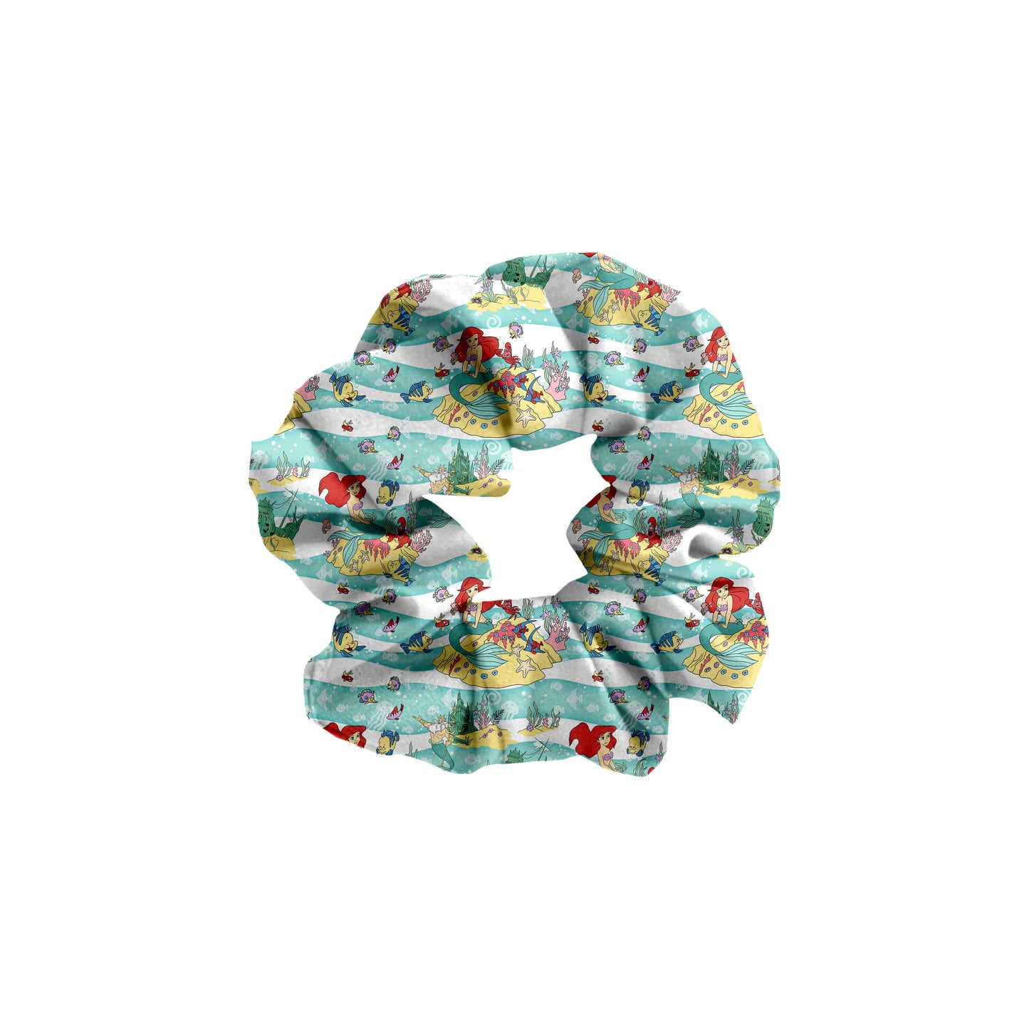 Vintage Drop Bamboo Scrunchies