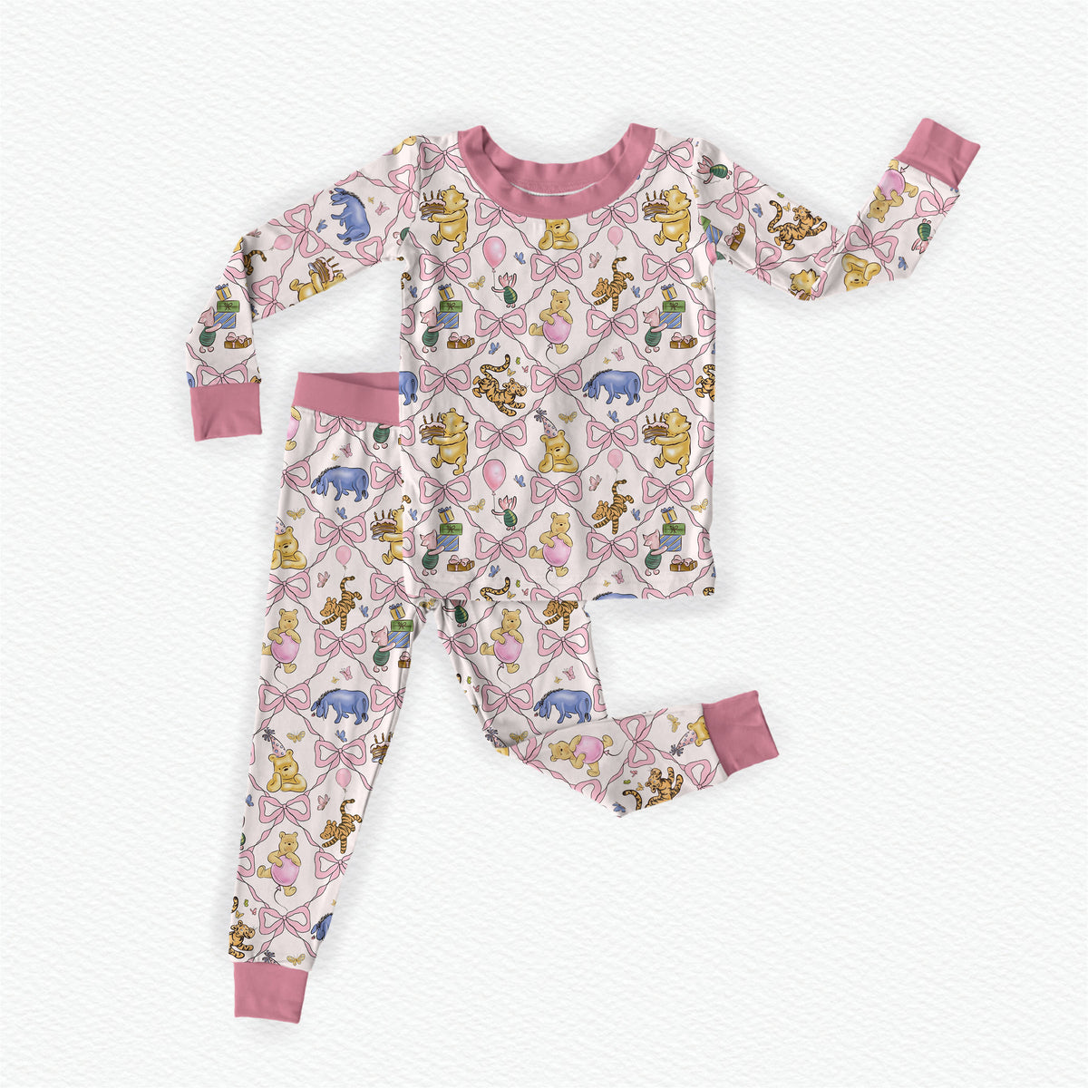 Cake & Honey Bamboo Long Sleeve Two Piece Pajama Set
