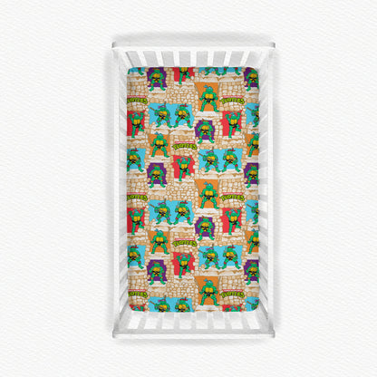 Ninja Turtles Bamboo Crib Sheet