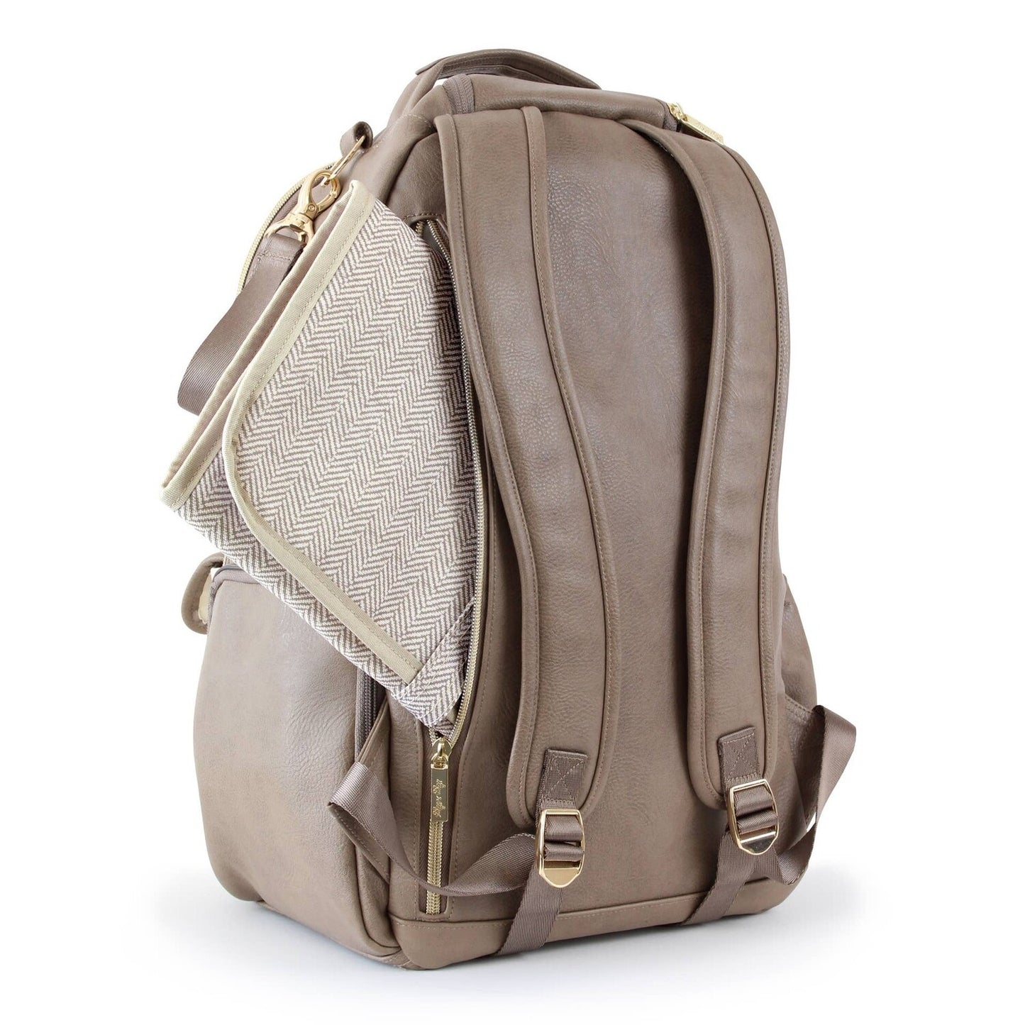Boss Backpack Diaper Bag Baby Essentials In Vanilla Latte By Itzy Ritzy