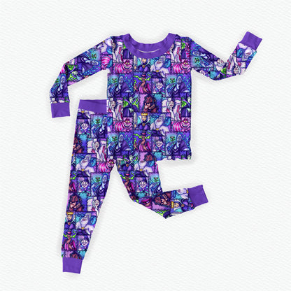 Villainous Bamboo Long Sleeve Two Piece Pajama Set