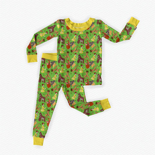 Tarzan Bamboo Long Sleeve Two Piece Pajama Set