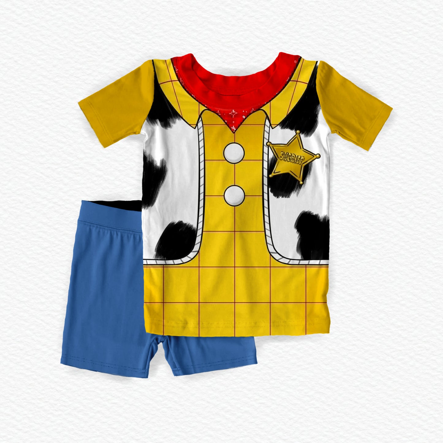 Woody Bamboo Short Sleeve & Shorts Two Piece Pajama Set