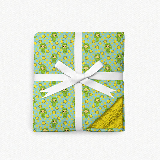 Glo To Sleep Lullabies Fur Backed Bamboo Blanket